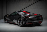 2021 Ferrari SF90 Stradale Black Coupe Plug-in Hybrid Sports Car with 2 Seats 4.0T V8 F1 DCT 4WD (Black Interior) - Malaysia Ferrari Car for Sale Promotion [DIRECT IMPORT]