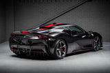 2021 Ferrari SF90 Stradale Black Coupe Plug-in Hybrid Sports Car with 2 Seats 4.0T V8 F1 DCT 4WD (Black Interior) - Malaysia Ferrari Car for Sale Promotion [DIRECT IMPORT]