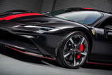 2021 Ferrari SF90 Stradale Black Coupe Plug-in Hybrid Sports Car with 2 Seats 4.0T V8 F1 DCT 4WD (Black Interior) - Malaysia Ferrari Car for Sale Promotion [DIRECT IMPORT]