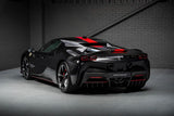 2021 Ferrari SF90 Stradale Black Coupe Plug-in Hybrid Sports Car with 2 Seats 4.0T V8 F1 DCT 4WD (Black Interior) - Malaysia Ferrari Car for Sale Promotion [DIRECT IMPORT]