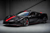 2021 Ferrari SF90 Stradale Black Coupe Plug-in Hybrid Sports Car with 2 Seats 4.0T V8 F1 DCT 4WD (Black Interior) - Malaysia Ferrari Car for Sale Promotion [DIRECT IMPORT]