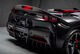 2021 Ferrari SF90 Stradale Black Coupe Plug-in Hybrid Sports Car with 2 Seats 4.0T V8 F1 DCT 4WD (Black Interior) - Malaysia Ferrari Car for Sale Promotion [DIRECT IMPORT]