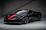 2021 Ferrari SF90 Stradale Black Coupe Plug-in Hybrid Sports Car with 2 Seats 4.0T V8 F1 DCT 4WD (Black Interior) - Malaysia Ferrari Car for Sale Promotion [DIRECT IMPORT]
