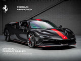 2021 Ferrari SF90 Stradale Black Coupe Plug-in Hybrid Sports Car with 2 Seats 4.0T V8 F1 DCT 4WD (Black Interior) - Malaysia Ferrari Car for Sale Promotion [DIRECT IMPORT]