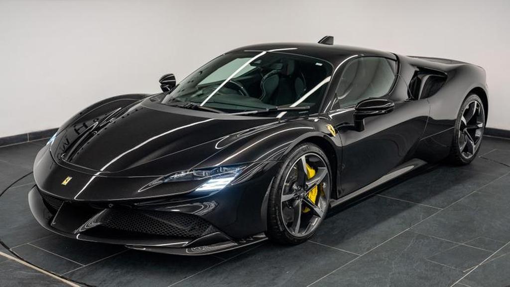 2021 Ferrari SF90 Stradale Black Coupe Plug-in Hybrid Sports Car with 2 Seats 4.0T V8 F1 DCT AWD (Black Interior) - Malaysia Ferrari Car for Sale Promotion [DIRECT IMPORT]