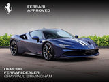 2021 Ferrari SF90 Stradale Blue Coupe Plug-in Hybrid Sports Car with 2 Seats 4.0T V8 F1 DCT AWD (Black Interior) - Malaysia Ferrari Car for Sale Promotion [DIRECT IMPORT