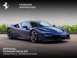 2021 Ferrari SF90 Stradale Blue Coupe Plug-in Hybrid Sports Car with 2 Seats 4.0T V8 F1 DCT AWD (Black Interior) - Malaysia Ferrari Car for Sale Promotion [DIRECT IMPORT