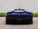 2021 Ferrari SF90 Stradale Blue Coupe Plug-in Hybrid Sports Car with 2 Seats 4.0T V8 F1 DCT AWD (Black Interior) - Malaysia Ferrari Car for Sale Promotion [DIRECT IMPORT