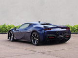 2021 Ferrari SF90 Stradale Blue Coupe Plug-in Hybrid Sports Car with 2 Seats 4.0T V8 F1 DCT AWD (Black Interior) - Malaysia Ferrari Car for Sale Promotion [DIRECT IMPORT