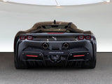 2021 Ferrari SF90 Stradale Grey Coupe Plug-in Hybrid Sports Car with 2 Seats 4.0T V8 F1 DCT 4WD (Black Interior) - Malaysia Ferrari Car for Sale Promotion [DIRECT IMPORT]