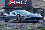 2021 Ferrari SF90 Stradale Grey Coupe Plug-in Hybrid Sports Car with 2 Seats 4.0T V8 F1 DCT 4WD (Red Interior) - Malaysia Ferrari Car for Sale Promotion [DIRECT IMPORT]