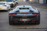 2021 Ferrari SF90 Stradale Grey Coupe Plug-in Hybrid Sports Car with 2 Seats 4.0T V8 F1 DCT 4WD (Red Interior) - Malaysia Ferrari Car for Sale Promotion [DIRECT IMPORT]