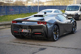 2021 Ferrari SF90 Stradale Grey Coupe Plug-in Hybrid Sports Car with 2 Seats 4.0T V8 F1 DCT 4WD (Red Interior) - Malaysia Ferrari Car for Sale Promotion [DIRECT IMPORT]