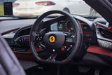 2021 Ferrari SF90 Stradale Grey Coupe Plug-in Hybrid Sports Car with 2 Seats 4.0T V8 F1 DCT 4WD (Red Interior) - Malaysia Ferrari Car for Sale Promotion [DIRECT IMPORT]
