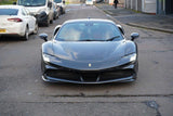 2021 Ferrari SF90 Stradale Grey Coupe Plug-in Hybrid Sports Car with 2 Seats 4.0T V8 F1 DCT 4WD (Red Interior) - Malaysia Ferrari Car for Sale Promotion [DIRECT IMPORT]