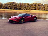 2021 Ferrari SF90 Stradale Red Coupe Plug-in Hybrid Sports Car with 2 Seats 4.0T V8 F1 DCT 4WD - Malaysia Ferrari Car for Sale Promotion [DIRECT IMPORT]