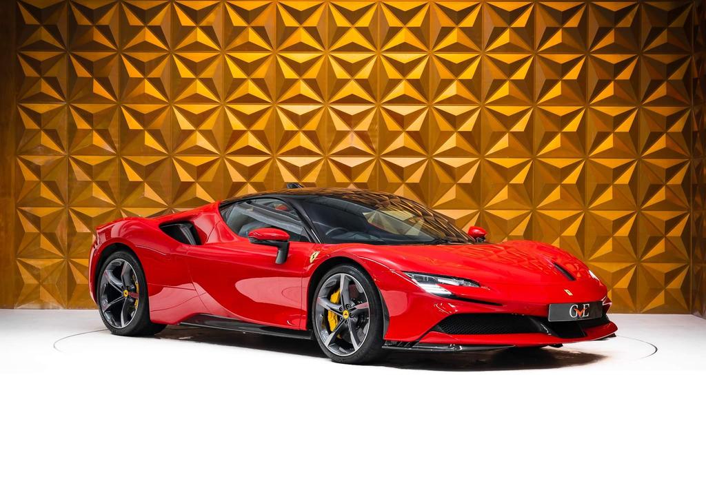 2021 Ferrari SF90 Stradale Red Coupe Plug-in Hybrid Sports Car with 2 Seats 4.0T V8 F1 DCT 4WD - Malaysia Ferrari Car for Sale Promotion [DIRECT IMPORT]