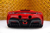 2021 Ferrari SF90 Stradale Red Coupe Plug-in Hybrid Sports Car with 2 Seats 4.0T V8 F1 DCT 4WD - Malaysia Ferrari Car for Sale Promotion [DIRECT IMPORT]