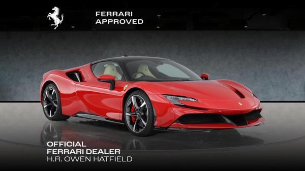 2021 Ferrari SF90 Stradale Red Coupe Plug-in Hybrid Sports Car with 2 Seats 4.0T V8 F1 DCT AWD (Biege Interior) - Malaysia Ferrari Car for Sale Promotion [DIRECT IMPORT]
