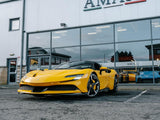 2021 Ferrari SF90 Stradale Yellow Coupe Plug-in Hybrid Sports Car with 2 Seats 4.0T V8 F1 DCT 4WD (Black Interior) - Malaysia Ferrari Car for Sale Promotion [DIRECT IMPORT]