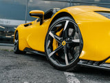 2021 Ferrari SF90 Stradale Yellow Coupe Plug-in Hybrid Sports Car with 2 Seats 4.0T V8 F1 DCT 4WD (Black Interior) - Malaysia Ferrari Car for Sale Promotion [DIRECT IMPORT]