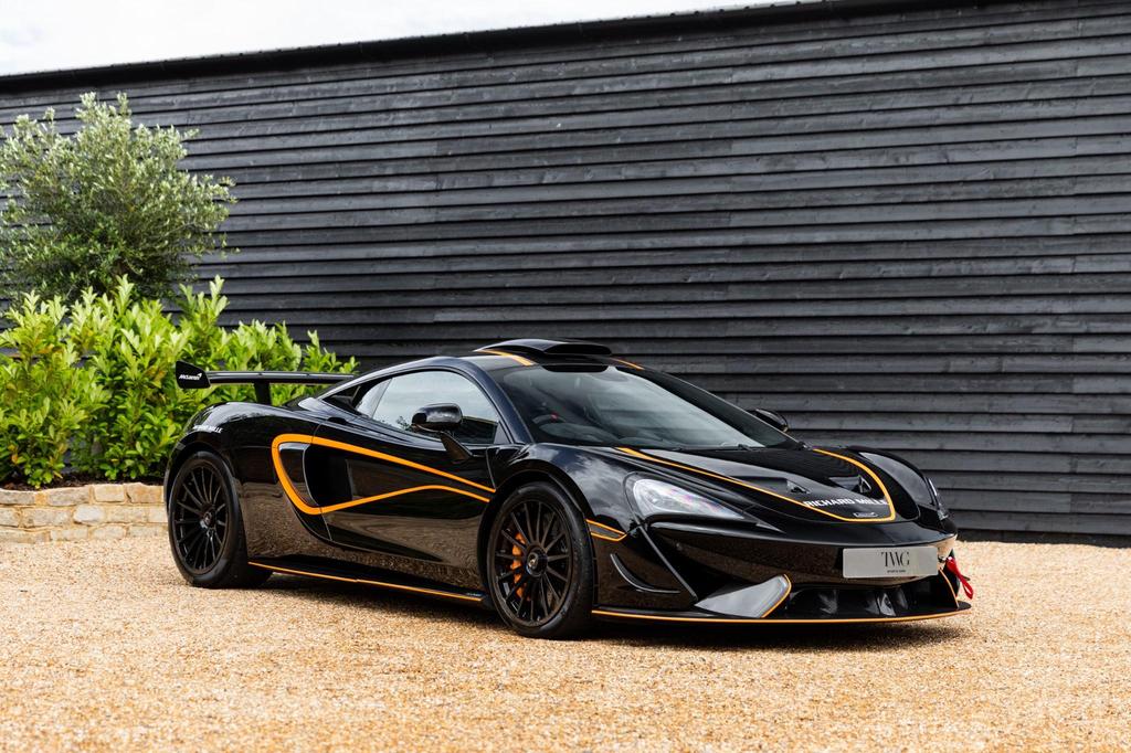 2021 McLaren 620R Black Coupe Sports Car with Butterly Doors and 2-Seats 3.8 Twin-Turbo V8 (Black Interior) - Malaysia McLaren Car Price for Sale Promotion [DIRECT IMPORT]