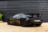 2021 McLaren 620R Black Coupe Sports Car with Butterly Doors and 2-Seats 3.8 Twin-Turbo V8 (Black Interior) - Malaysia McLaren Car Price for Sale Promotion [DIRECT IMPORT]