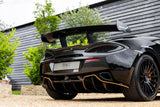 2021 McLaren 620R Black Coupe Sports Car with Butterly Doors and 2-Seats 3.8 Twin-Turbo V8 (Black Interior) - Malaysia McLaren Car Price for Sale Promotion [DIRECT IMPORT]