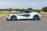 2021 McLaren 620R White Coupe Sports Car with Butterly Doors and 2-Seats 3.8 Twin-Turbo V8 (Black Interior) - Malaysia McLaren Car Price for Sale Promotion [DIRECT IMPORT]