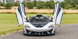 2021 McLaren 620R White Coupe Sports Car with Butterly Doors and 2-Seats 3.8 Twin-Turbo V8 (Black Interior) - Malaysia McLaren Car Price for Sale Promotion [DIRECT IMPORT]