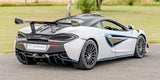 2021 McLaren 620R White Coupe Sports Car with Butterly Doors and 2-Seats 3.8 Twin-Turbo V8 (Black Interior) - Malaysia McLaren Car Price for Sale Promotion [DIRECT IMPORT]