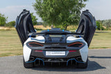 2021 McLaren 620R White Coupe Sports Car with Butterly Doors and 2-Seats 3.8 Twin-Turbo V8 (Black Interior) - Malaysia McLaren Car Price for Sale Promotion [DIRECT IMPORT]