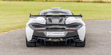 2021 McLaren 620R White Coupe Sports Car with Butterly Doors and 2-Seats 3.8 Twin-Turbo V8 (Black Interior) - Malaysia McLaren Car Price for Sale Promotion [DIRECT IMPORT]