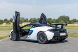 2021 McLaren 620R White Coupe Sports Car with Butterly Doors and 2-Seats 3.8 Twin-Turbo V8 (Black Interior) - Malaysia McLaren Car Price for Sale Promotion [DIRECT IMPORT]