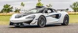 2021 McLaren 620R White Coupe Sports Car with Butterly Doors and 2-Seats 3.8 Twin-Turbo V8 (Black Interior) - Malaysia McLaren Car Price for Sale Promotion [DIRECT IMPORT]