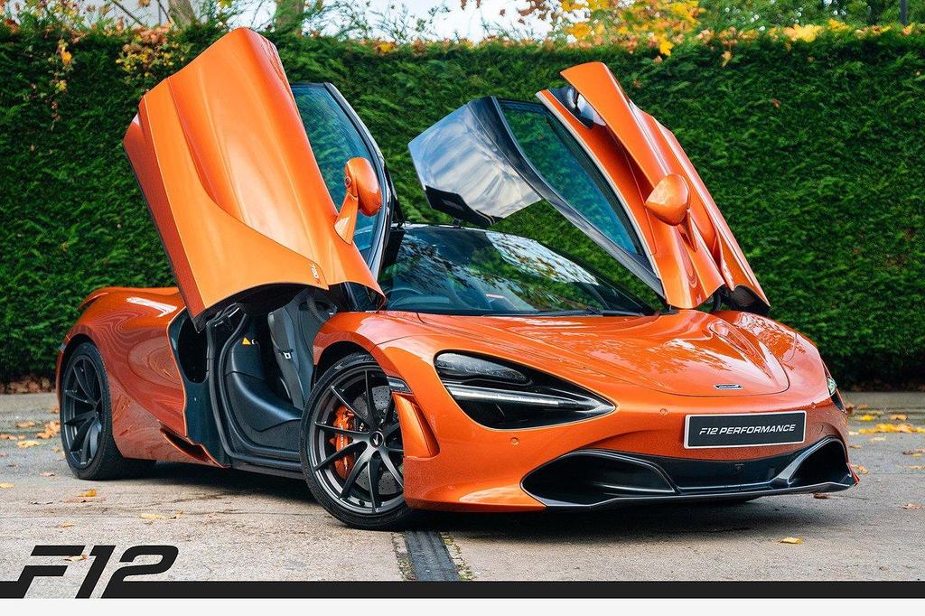 2021 McLaren 720S Orange Coupe Sports Car with Butterly Doors and 2-Seats 4.0T Twin-Turbo V8 SSG (Black Interior) - Malaysia McLaren Car Price for Sale Promotion [DIRECT IMPORT]