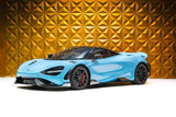 2021 McLaren 765LT - Blue Coupe Sports Car with Butterly Doors and 2-Seats 4.0T Twin-Turbo V8 SSG (Black Interior) - Malaysia McLaren Car Price for Sale Promotion [DIRECT IMPORT]