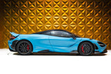 2021 McLaren 765LT - Blue Coupe Sports Car with Butterly Doors and 2-Seats 4.0T Twin-Turbo V8 SSG (Black Interior) - Malaysia McLaren Car Price for Sale Promotion [DIRECT IMPORT]