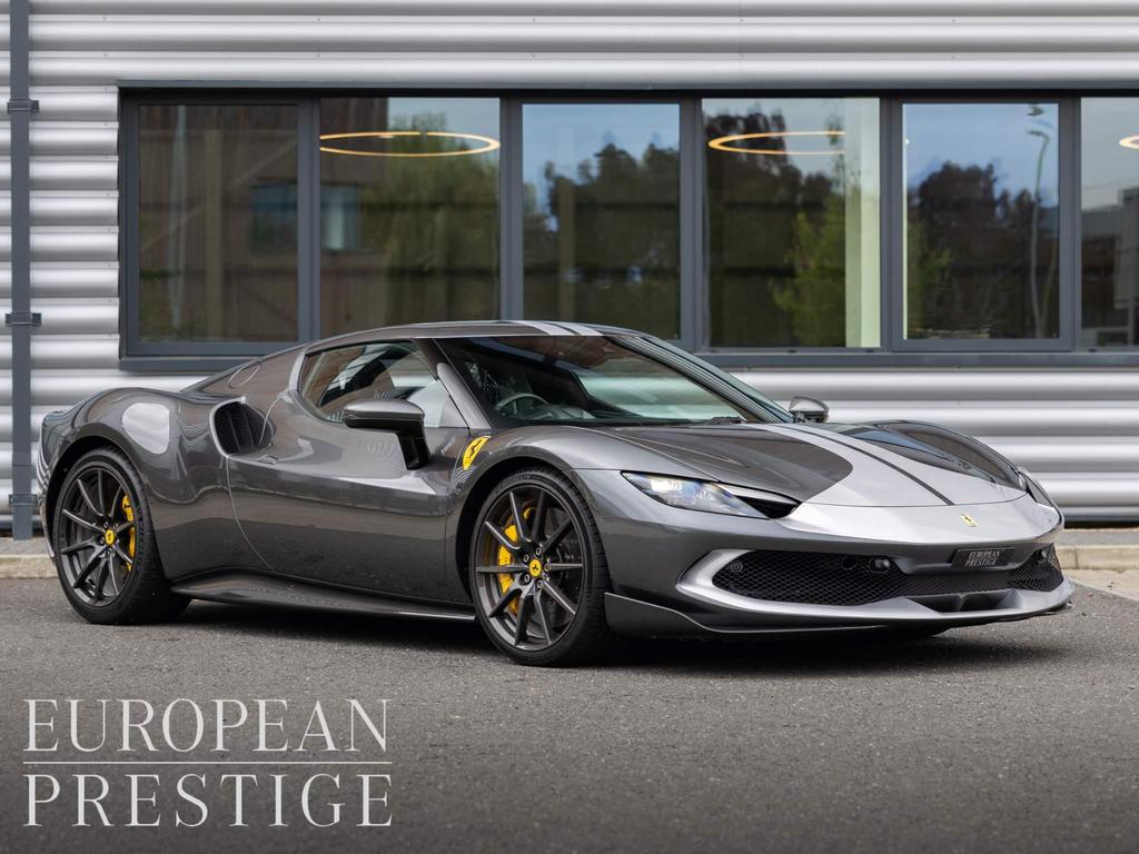 2022 Ferrari 296 GTB Grey Coupe Plug-in Hybrid Sports Car with 2 Seats 3.0T V6 F1 DCT - Malaysia Ferrari Car for Sale Promotion [DIRECT IMPORT]