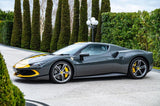 2022 Ferrari 296 GTB Grey-Yellow Coupe Plug-in Hybrid Sports Car with 2 Seats 3.0T V6 F1 DCT - Malaysia Ferrari Car for Sale Promotion [DIRECT IMPORT]