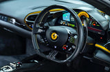 2022 Ferrari 296 GTB Grey-Yellow Coupe Plug-in Hybrid Sports Car with 2 Seats 3.0T V6 F1 DCT - Malaysia Ferrari Car for Sale Promotion [DIRECT IMPORT]