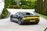 2022 Ferrari 296 GTB Grey-Yellow Coupe Plug-in Hybrid Sports Car with 2 Seats 3.0T V6 F1 DCT - Malaysia Ferrari Car for Sale Promotion [DIRECT IMPORT]