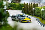 2022 Ferrari 296 GTB Grey-Yellow Coupe Plug-in Hybrid Sports Car with 2 Seats 3.0T V6 F1 DCT - Malaysia Ferrari Car for Sale Promotion [DIRECT IMPORT]