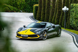 2022 Ferrari 296 GTB Grey-Yellow Coupe Plug-in Hybrid Sports Car with 2 Seats 3.0T V6 F1 DCT - Malaysia Ferrari Car for Sale Promotion [DIRECT IMPORT]