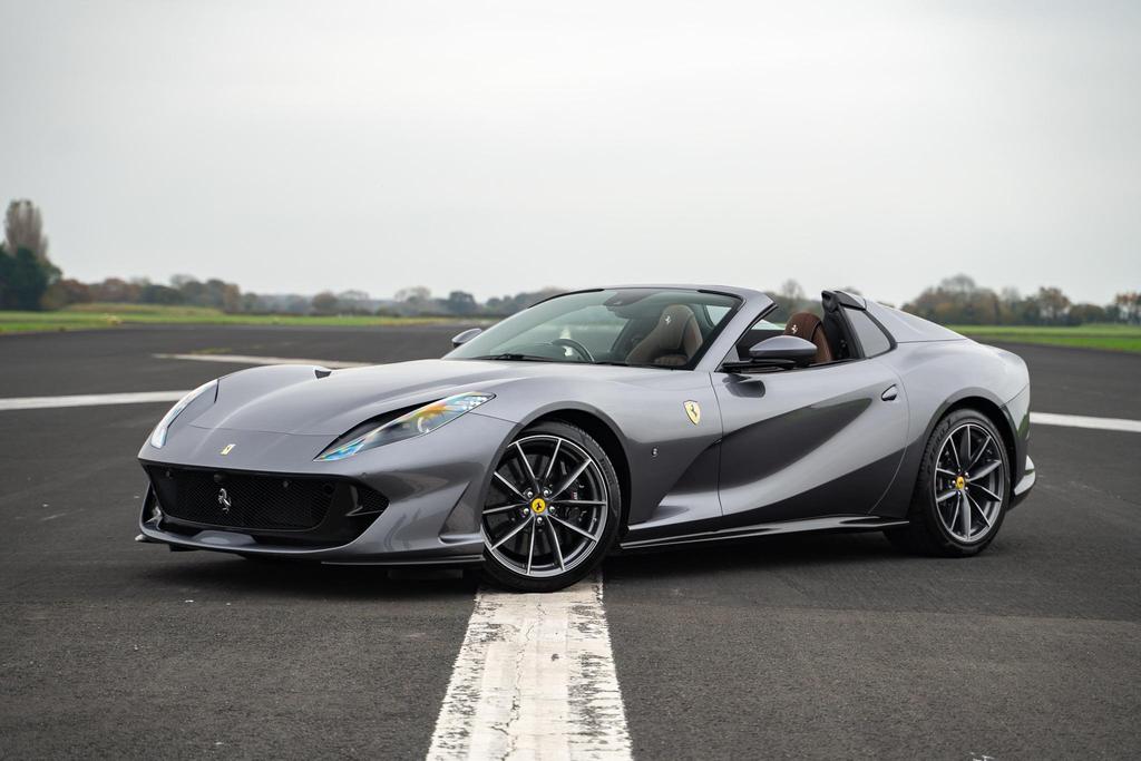 [DIRECT IMPORT] 2022 Ferrari 812 GTS Grey Convertible Coupe Sports Car 6.5L V12 F1 DCT - Malaysia Ferrari Car for Sale