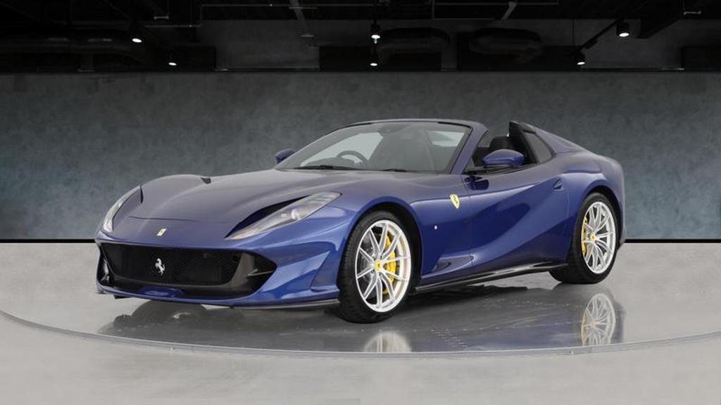[DIRECT IMPORT] 2022 Ferrari 812 GTS Spider Blue Convertible Coupe Sports Car 6.5L V12 F1 DCT - Malaysia Ferrari Car for Sale