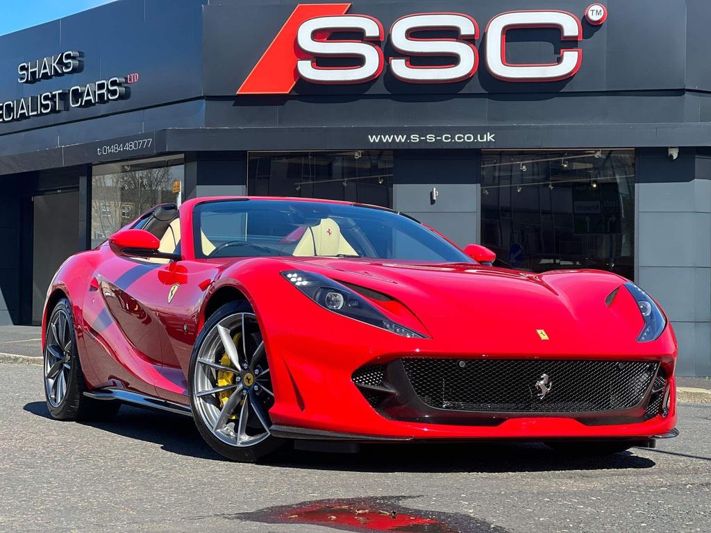 [DIRECT IMPORT] 2022 Ferrari 812 GTS Spider Red Convertible Coupe Sports Car 6.5L V12 F1 DCT - Malaysia Ferrari Car for Sale