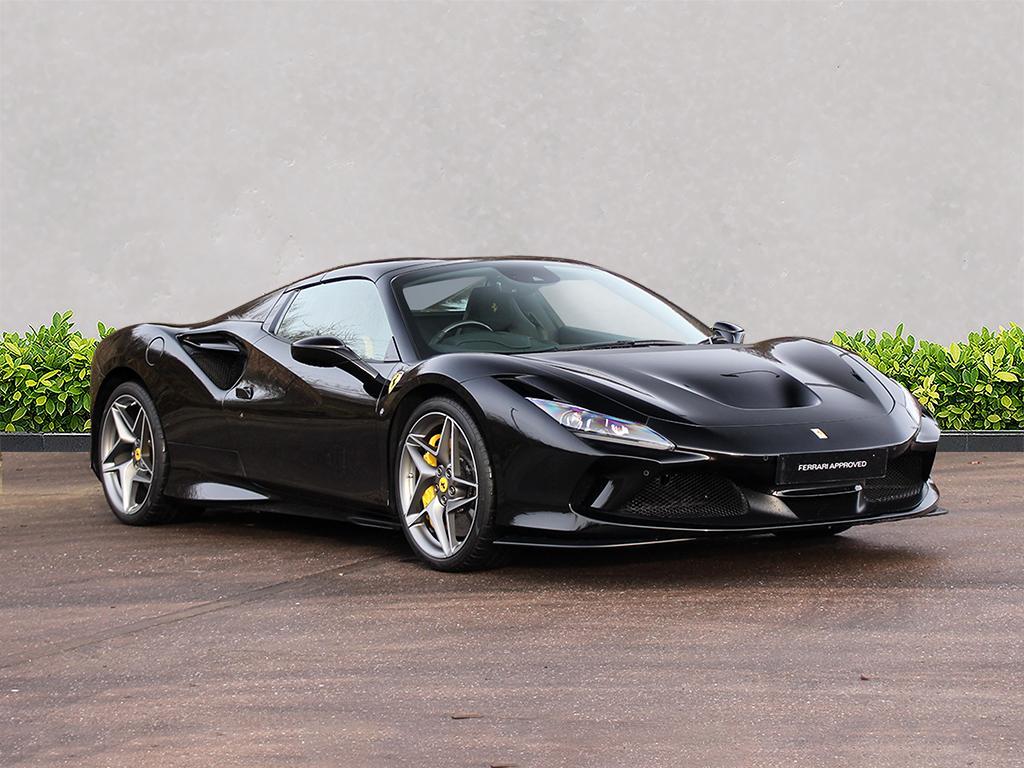 [DIRECT IMPORT] 2022 Ferrari F8 Spider Black Convertible Sports Car 3.9T V8 F1 DCT- Malaysia Ferrari Car for Sale