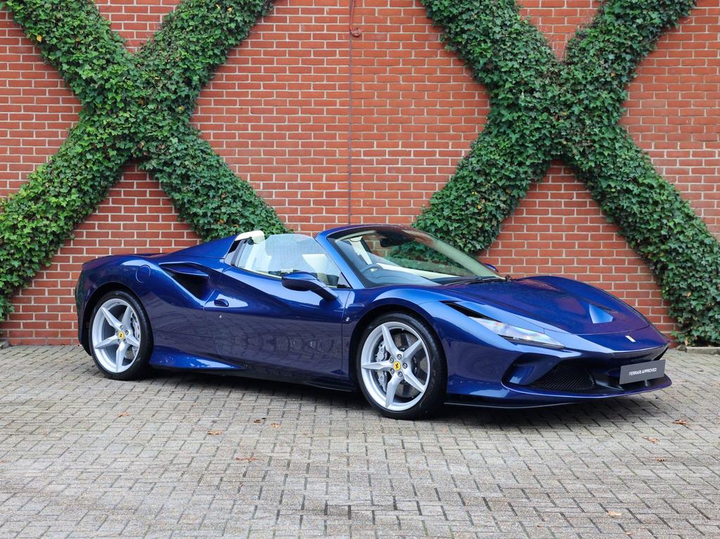 [DIRECT IMPORT] 2022 Ferrari F8 Spider Blue Convertible Sports Car 3.9T V8 F1 DCT- Malaysia Ferrari Car for Sale