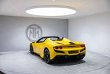 [DIRECT IMPORT] 2022 Ferrari F8 Spider Yellow Convertible Sports Car 3.9T V8 F1 DCT- Malaysia Ferrari Car for Sale